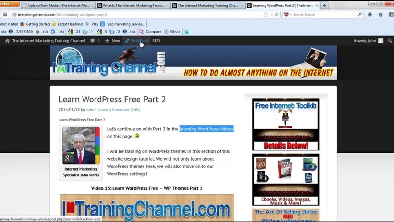 The Internet Marketing Training Channel 4