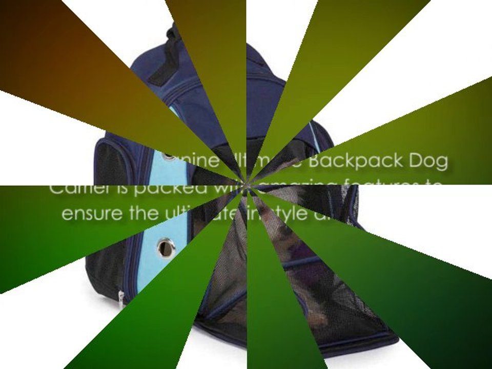 Zanies Casual Canine ZA4512 19 Ultimate Backpack Carrier, Blue