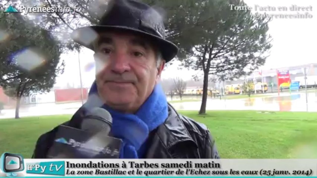 [TARBES] Des inondations à Tarbes ce samedi (25 janvier 2014)