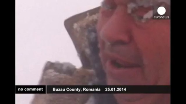Heavy snow and powerful winds hit parts of Romania