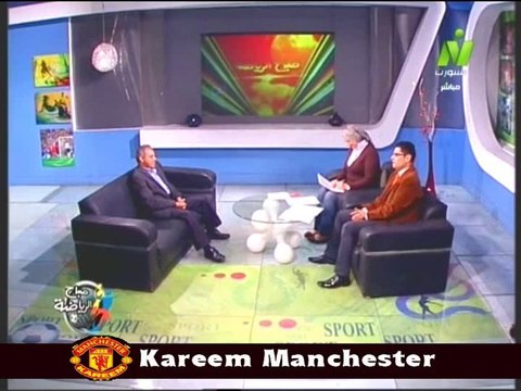 الاعلاميين طارق رضوان ومني عبد الكريم في صباح الرياضه مع الناقد الرياضي عبد الشافي صادق 26 يناير2014