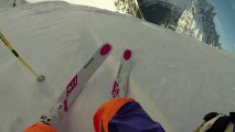 FWT14 - GOPRO Run of Lorraine Huber - Chamonix Mont Blanc