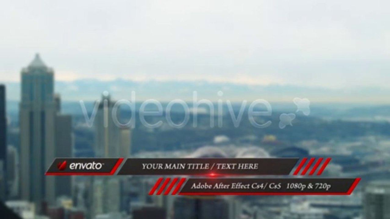 Color Line Lower Third - After Effects Template