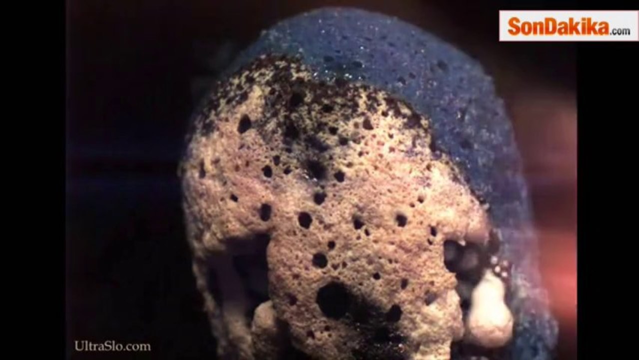 Ağır Çekimde Kibritin Yanma Anı