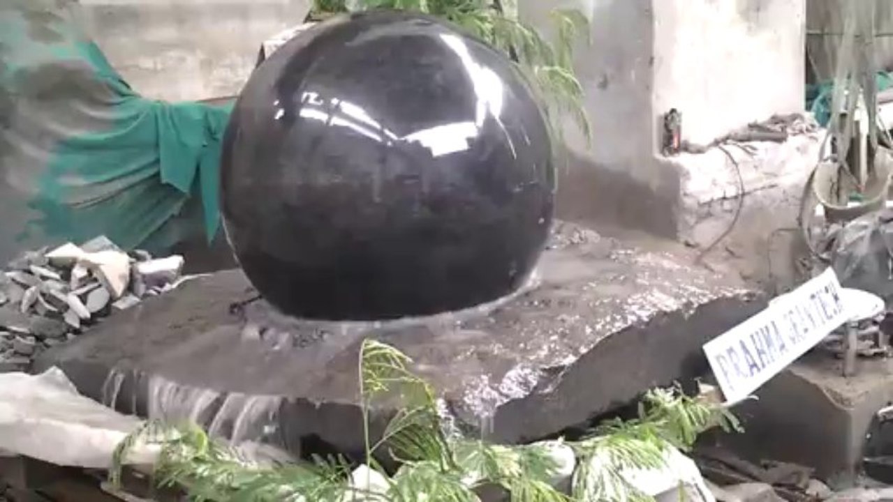 Giant granite balls