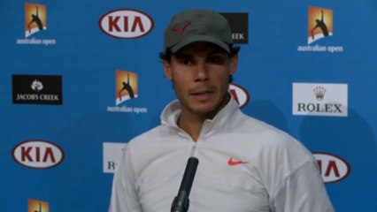 Rafa Nadal: "He sufrido"