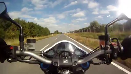 CB 1000 R 0-200 kmh Acceleration-Test (GoPro HD)