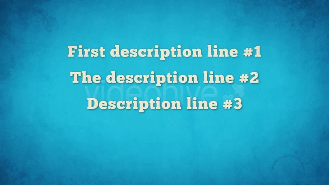 Short Promo Animation - After Effects Template