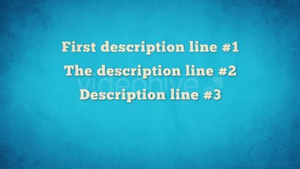 Short Promo Animation - After Effects Template