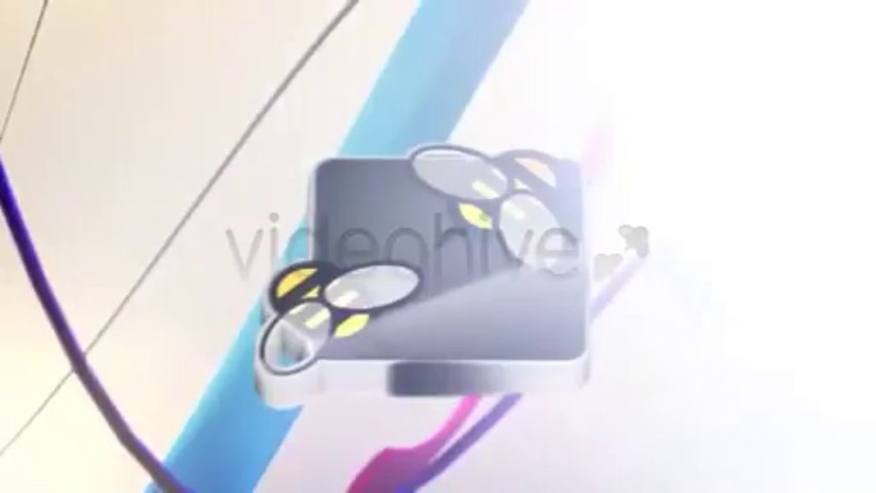3D Ribbons Logo - After Effects Template