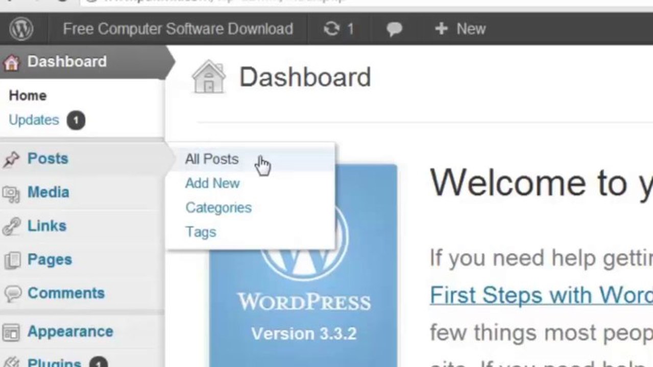 How to make post in Wordpress in Urdu Class 4
