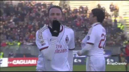 Cagliari 1-2 AC Milan - All Goals & Highlights - 26-1-2014
