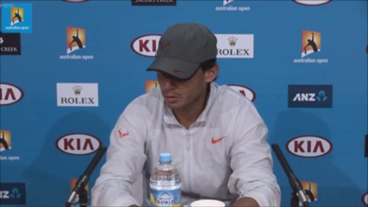 Rafael Nadal Press conference after Australian Open 2014