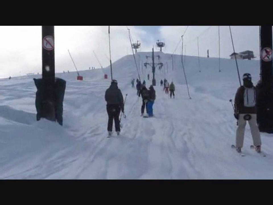 ski Lulu fevrier  2014 Valmorel