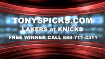 New York Knicks vs. LA Lakers Pick Prediction NBA Pro Basketball Odds Preview 1-26-2014