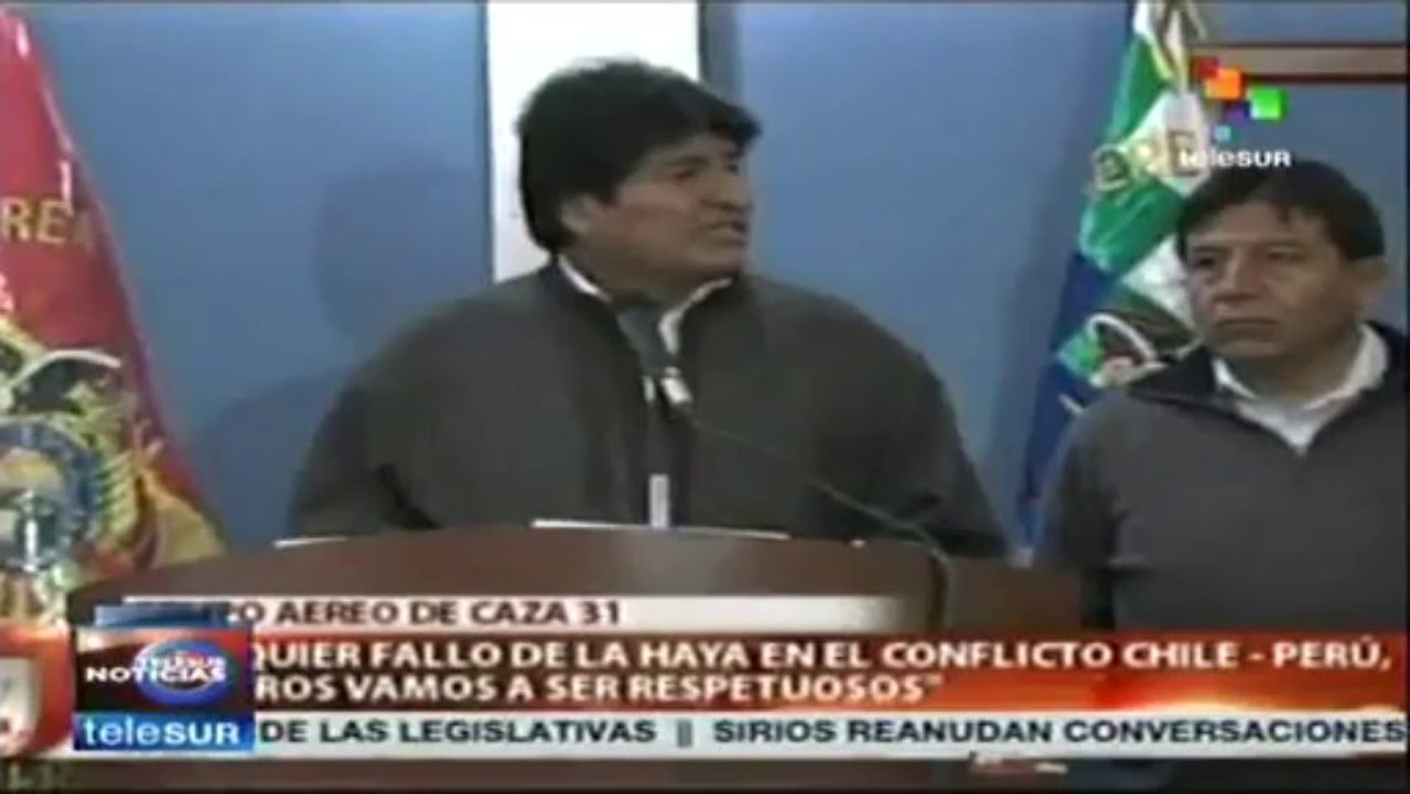Evo Morales desea fortalecer relaciones bilaterales con Chile