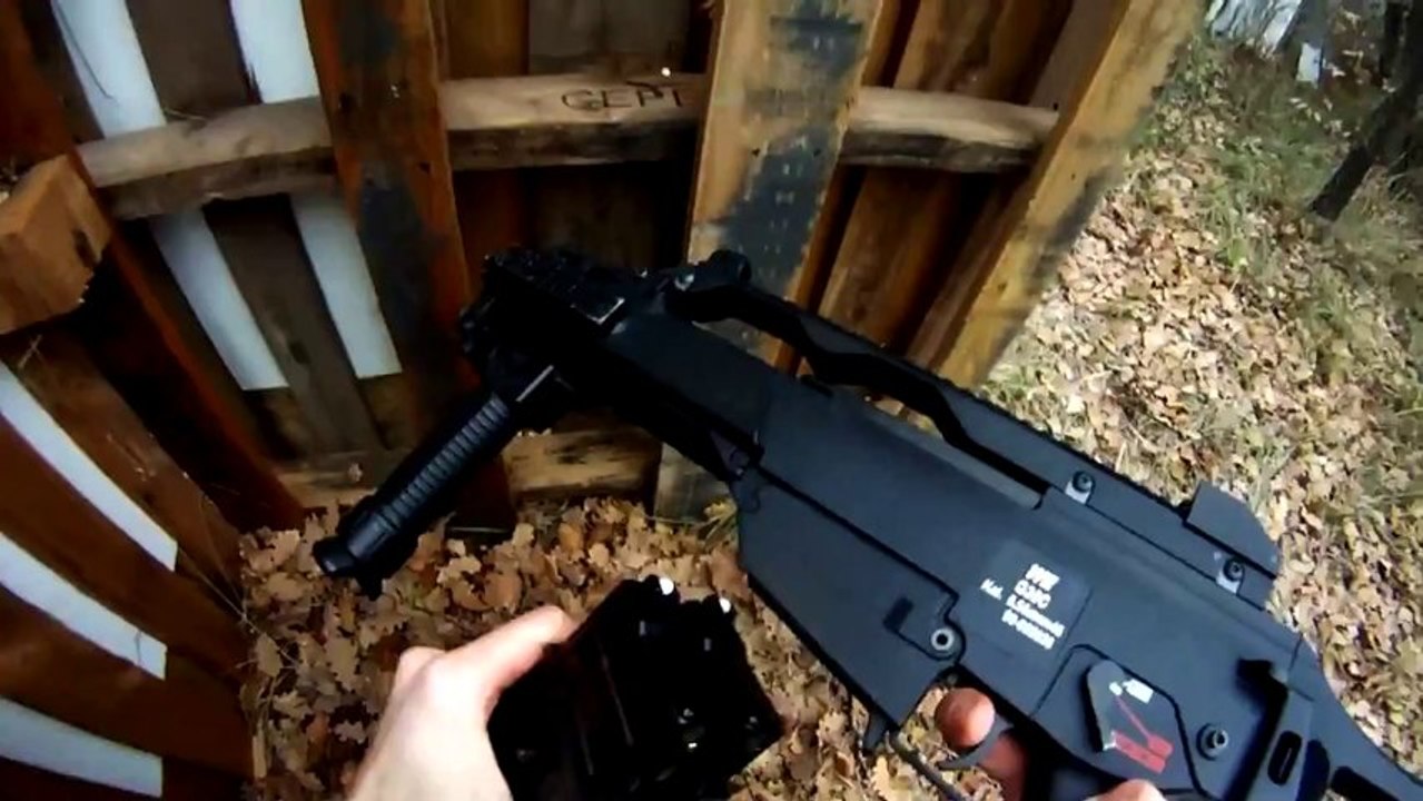 Airsoft CQB - Janvier 2014 - GoPro Hero 2 HD - G36C GBB - part 1