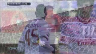 Mario Balotelli Amazing Free Kick Goal - Cagliari vs AC Milan 1-1 ( Serie A ) 26-01-2014 HD