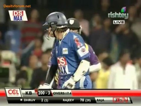 Karnataka Bulldozers Vs Bengal Tigers 1st Inning Karnataka Bulldozers Over 16-20avi