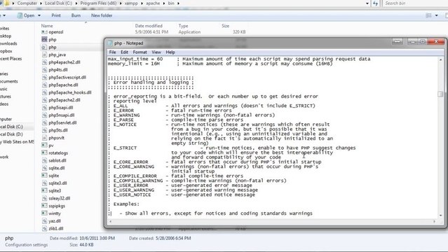 PHP Tutorial Urdu - 13 - More on Error Reporting Free Urdu Tutorials Video training by Pakistan Education taleem.tv