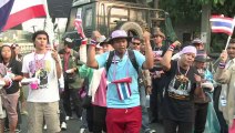 Thai protesters disrupt advance voting for disputed election