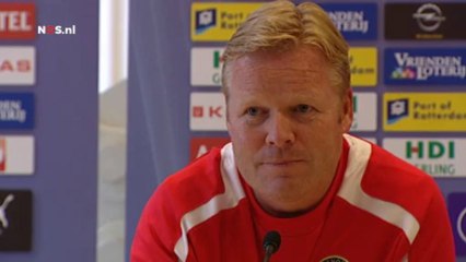 27-06-2012 Ronald Koeman na de eerste training