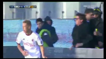 Cagliari 1-2 Milan (Goal di Pazzini) *French Commentary*