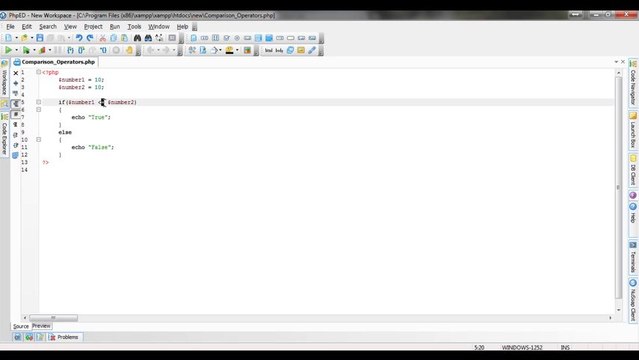 PHP Tutorial Urdu - 19 - Comparison Operators Free Urdu Tutorials Video training by Pakistan Education taleem.tv
