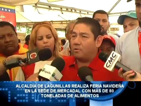 1era feria navideña en el municipio lagunillas - 01.11.13