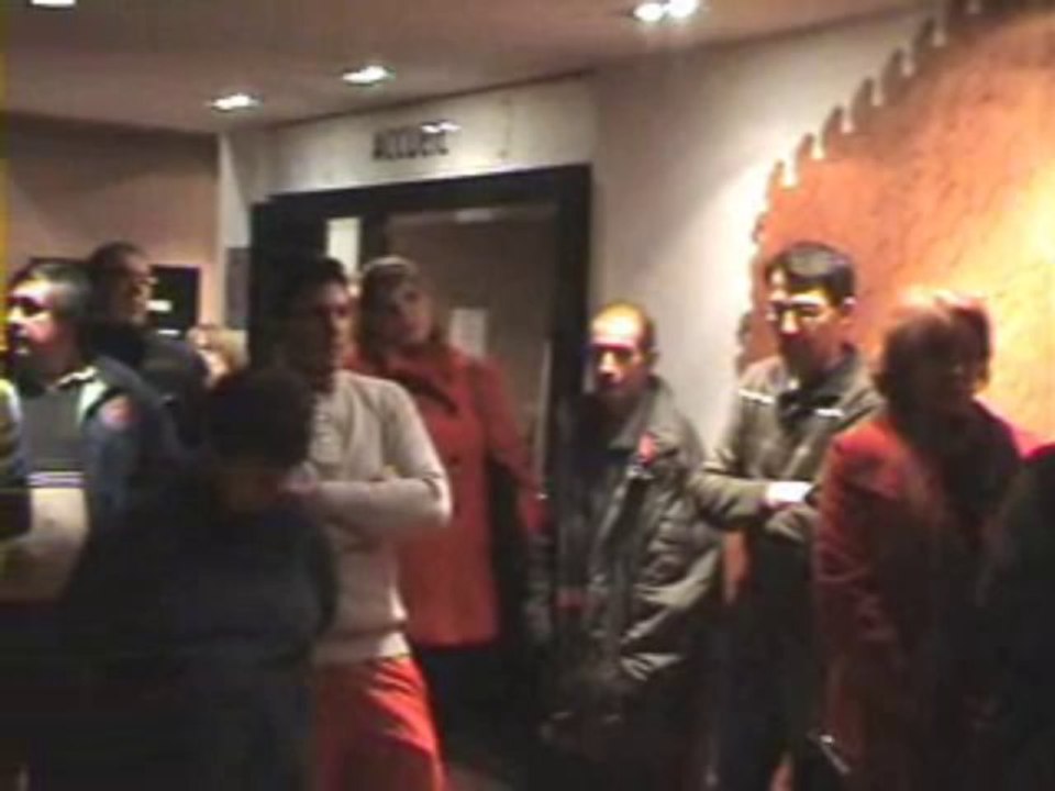 Salernes Var Voeux aux  Employés Municipaux le 24 Janvier 2014 par Nicole FANELLI, Maire de Salernes, Conseillère générale du Var, au Musée Terra Rossa  de Salernes Dracénie Var