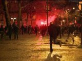 Incidents et interpellations pendant la manifestation anti-Hollande à Paris - 26/01