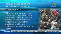 ONG chilenas expectantes ante fallo respecto de límites con Perú