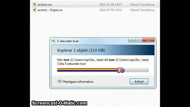 Windows Yükleniyor Çubuğunu Nyan Cat Yapmak İster misiniz ?