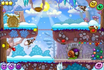 Snail Bob 6 Winter Story level 15