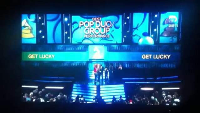 Daft Punk Get lucky Wins Grammy awards 2014