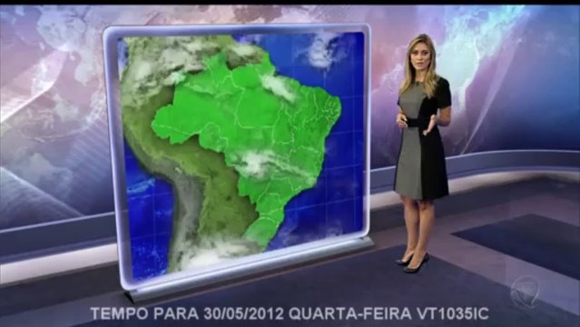 20120530 PREVISÃO DO TEMPO PARA 30/05/2012 QUARTA-FEIRA COM PATRÍCIA COSTA