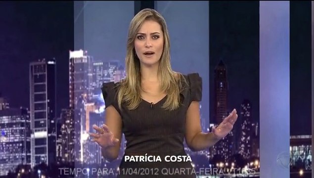 20120411 PREVISÃO DO TEMPO PARA 11/04/2012 QUARTA-FEIRA COM PATRÍCIA COSTA