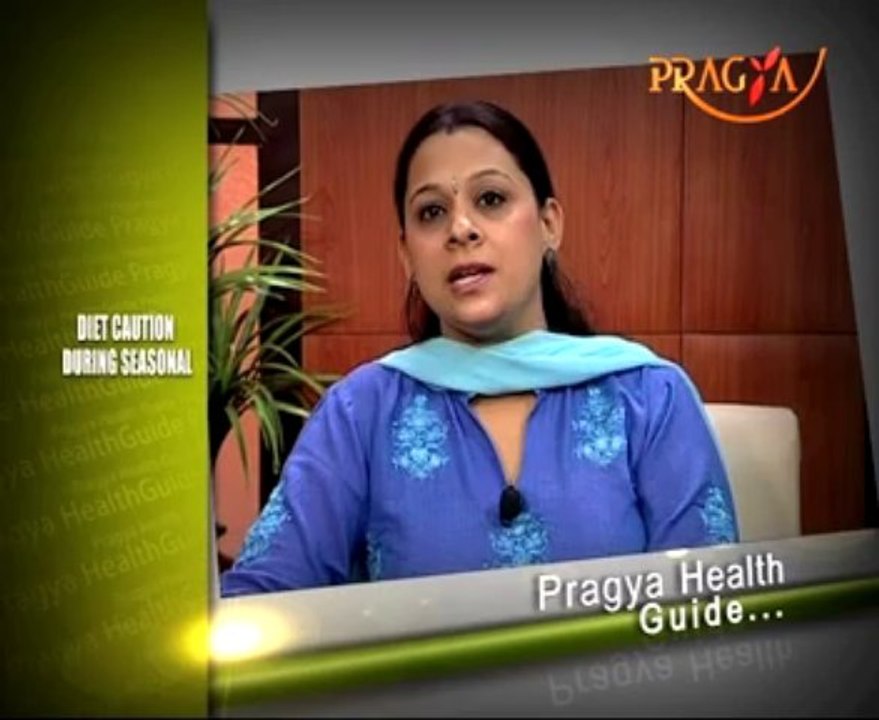 Mrs. Rashmi Bhatia discussed about diet caution during seasonal change