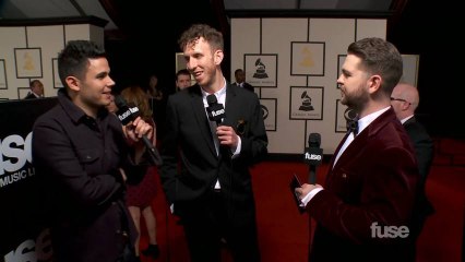Vampire Weekend on Best Alternative Album on GRAMMYs Red Carpet