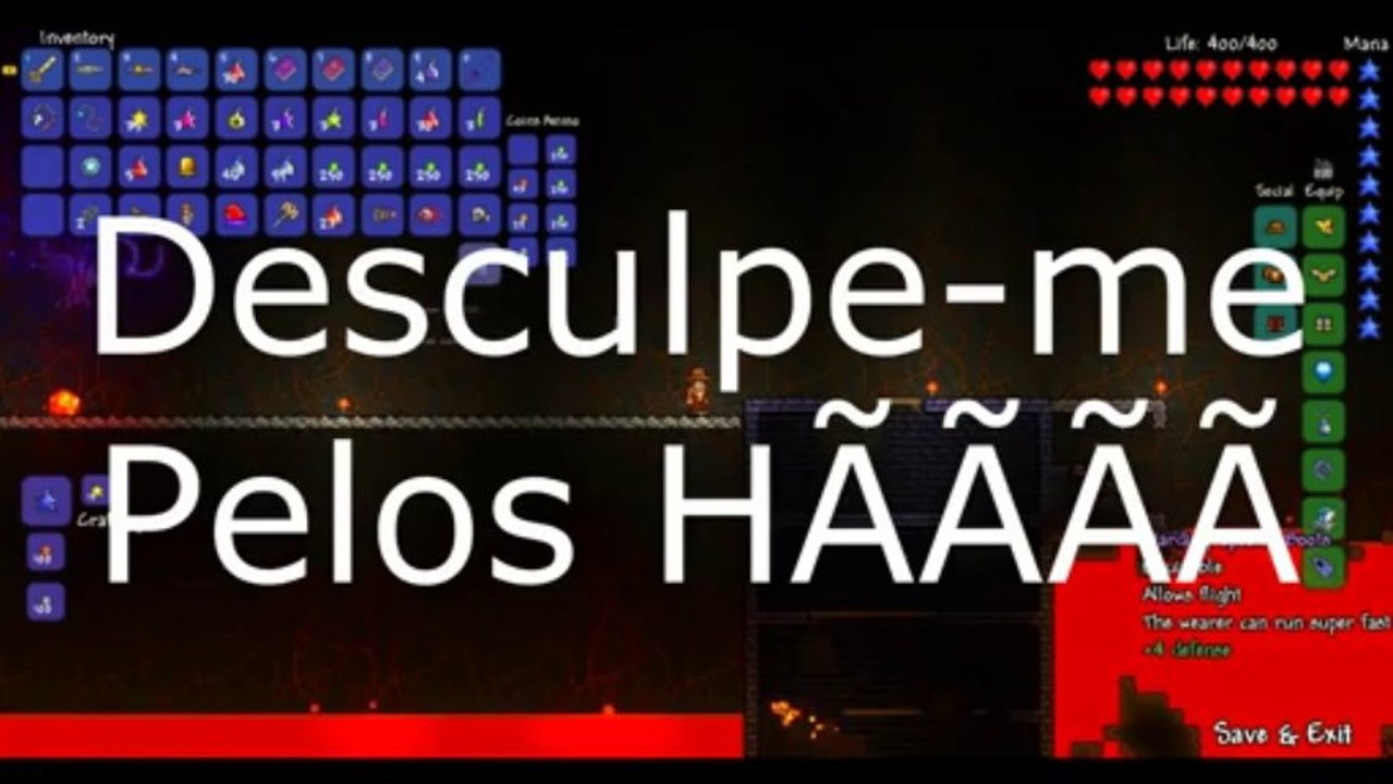 Dicas Para Terraria - Como matar Wall of flesh facilmente - BioGamerBR