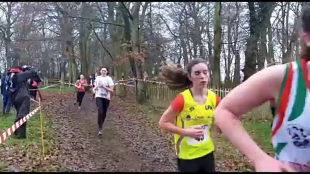 Championnats de Bretagne de Cross 2014 RENNES CADETTES avec MARIO ET SON PETIT VÉLO