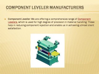 Gripper Feeder Manufacturers