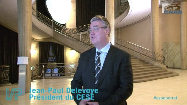 Interview Jean Paul Delevoye, président du CESE, sur l' #expoperret