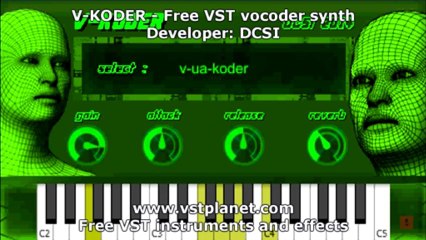 V-Koder - Free VST vocoder synth - vstplanet.com