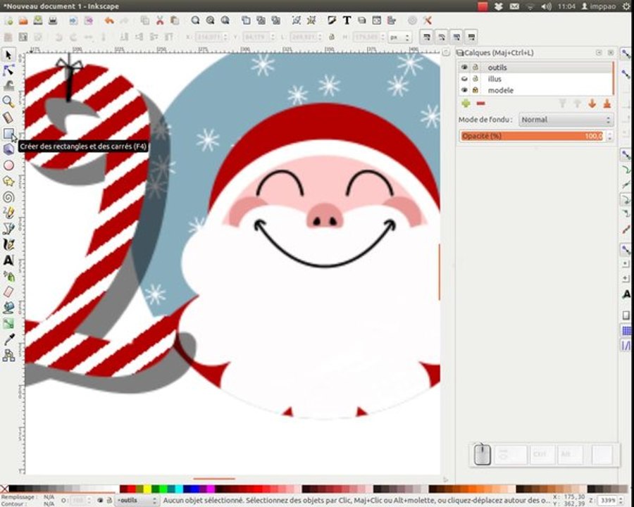 tuto inkscape : bonne annee 2014