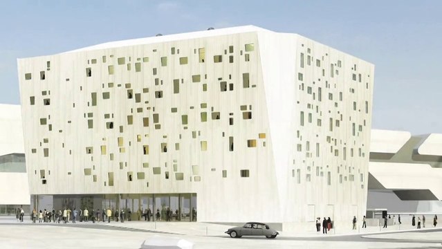 Extrait du film « Maison départementale des sports : un bâtiment à énergie positive, quelques principes de construction»