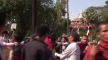 الشرطة تفرق تظاهرة بالقوة في كمبوديا