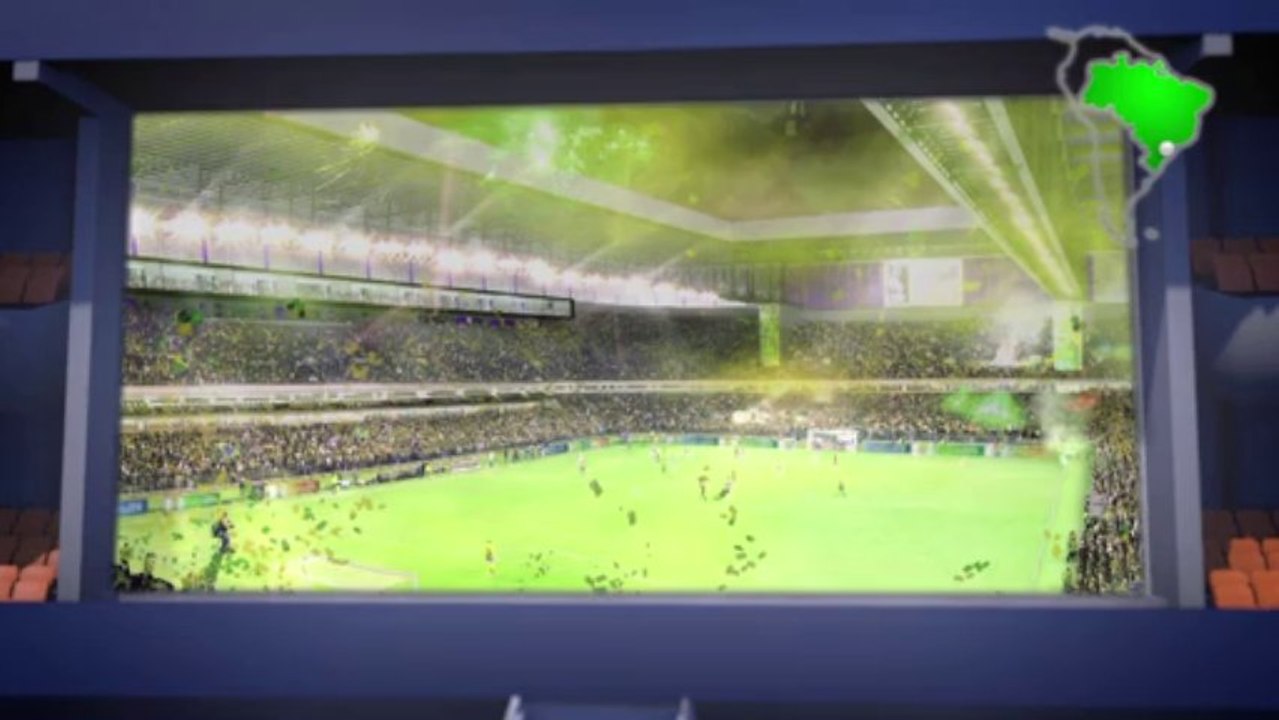 Coupe du Monde de foot 2014: L'Arena da Baixada...