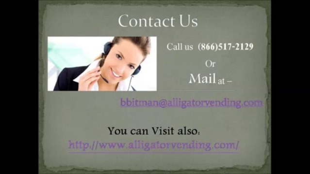 Alligator Vending | Vending machines for every business