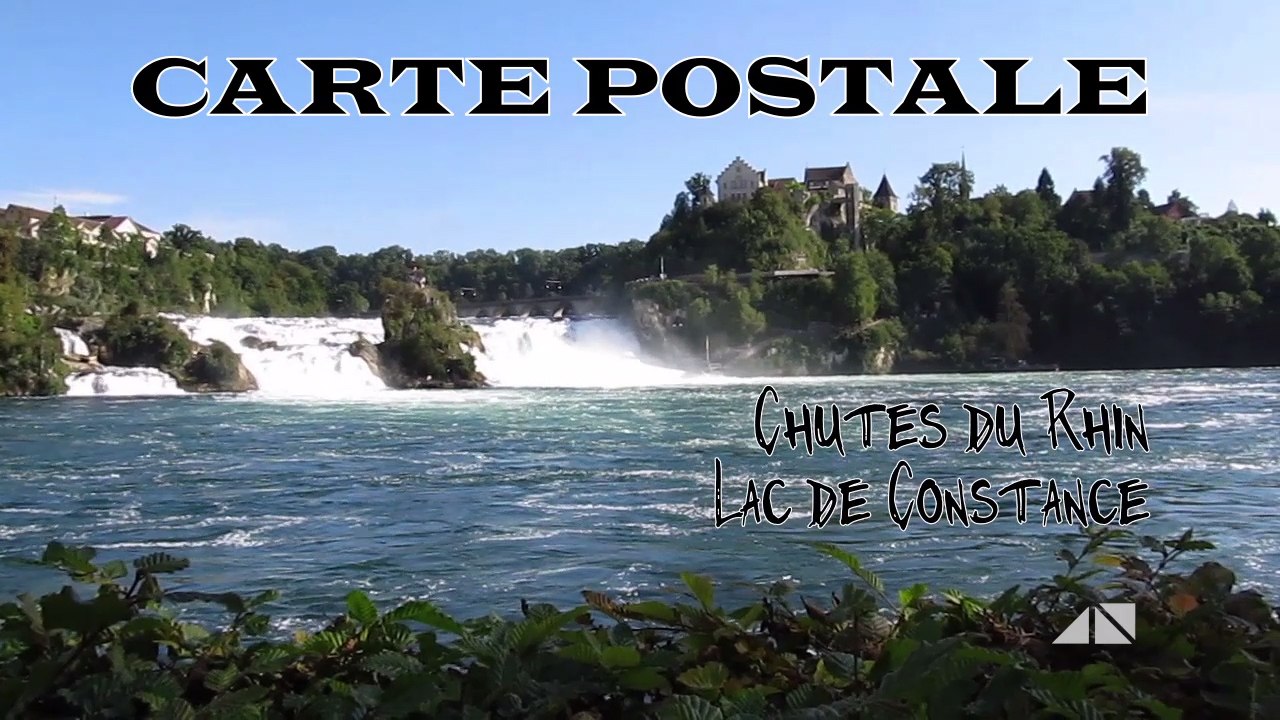 Carte Postale - Chutes du Rhin et Lac de Constance